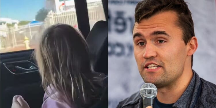 A video posted to Instagram by Erika Kirk shows her and Charlie Kirk's, right, daughter, left, pointing to Turning Point USA headquarters and saying, "I see daddy."