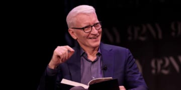 Anderson Cooper attends a conversation with Barry Diller at 92NY on May 20, 2025, in New York City.