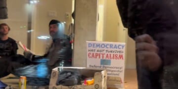 On Tuesday night, Nick Sortor posted video of the inside of an antifa safehouse located near an Immigration and Customs Enforcement facility in Portland, Oregon.