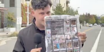 Antifa protesters appear to have made a poster targeting conservative commentators and independent journalists who cover their antics.