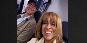Fox host Jesse Watters and CBS host Gayle King found themselves sitting next to each other on a recent flight.