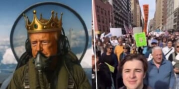 Left-wing social media influencer Harry Sisson complained that President Donald Trump posted a satirical video involving him in October 2025. (@RapidResponse)