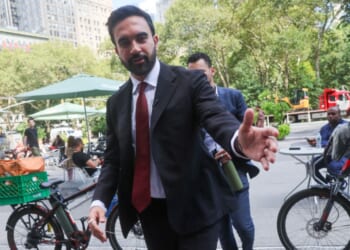 New York City Democratic Mayoral Candidate Zohran Mamdani walks away from a news conference in New York City on Sept. 3, 2025.