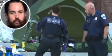 Louis Geri, 41, of Vineland, New Jersey, was arrested after telling officers he had "a hundred-plus" explosives outside a church where Supreme Court justices were expected to attend Mass.