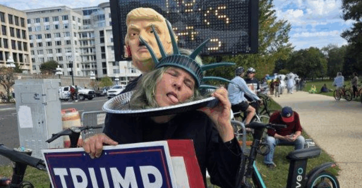 The Second Round of Signs From the 'No Kings' Protests in DC