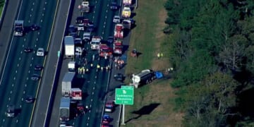 A tractor-trailer driver is facing multiple charges, including eight counts of vehicular homicide, after an Oct. 13, 2025, crash on Interstate 85 in Jackson County, Georgia.