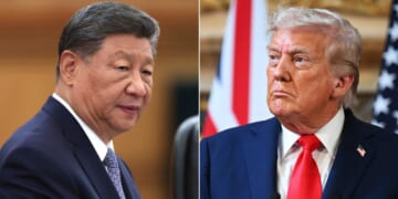 President Donald Trump said he had been scheduled to meet with Chinese President Xi Jinping, left, but now, after Xi's ominous announcement, "There seems to be no reason to do so."