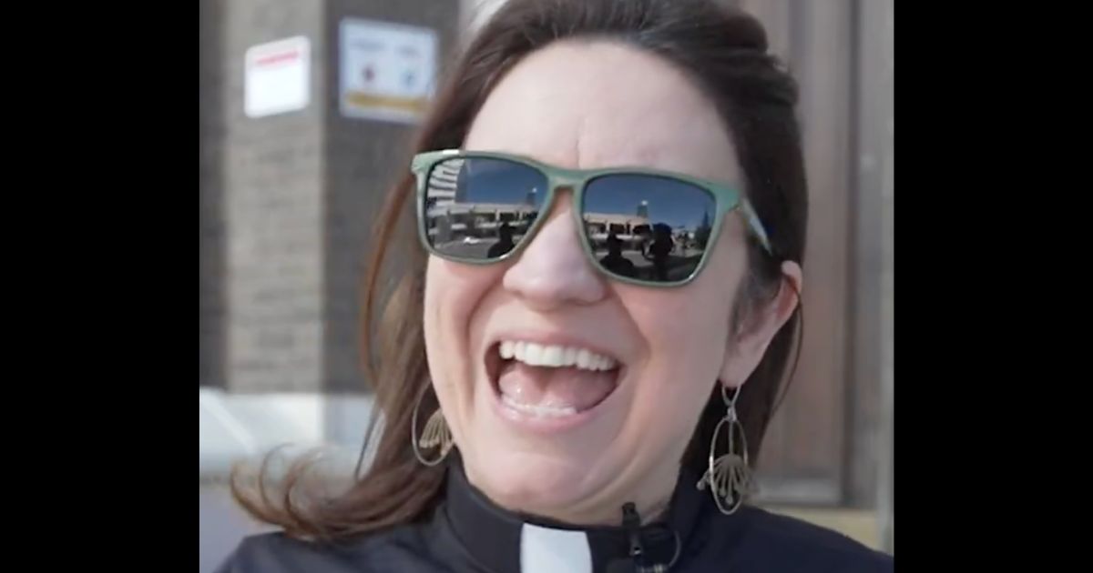 A progressive church painted its steps in the LGBT pride colors in defiance of a government push against using pride colors on publicly owned streets and sidewalks.