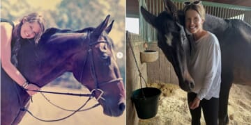 "Cinco was witness to every version of me and saw me through it all: high school, college, a young woman entering the world, single, dating, engaged, married, pregnant 3 times. Then he met all 3 of my kids," Katherine Schwarzenegger wrote in an Instagram tribute marking the death of the horse she's had since she was 11.