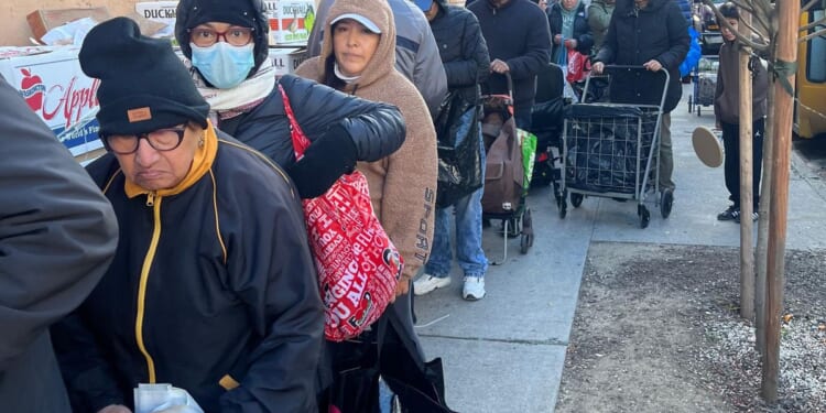 SNAP benefits cut off during shutdown, driving long lines at food pantries