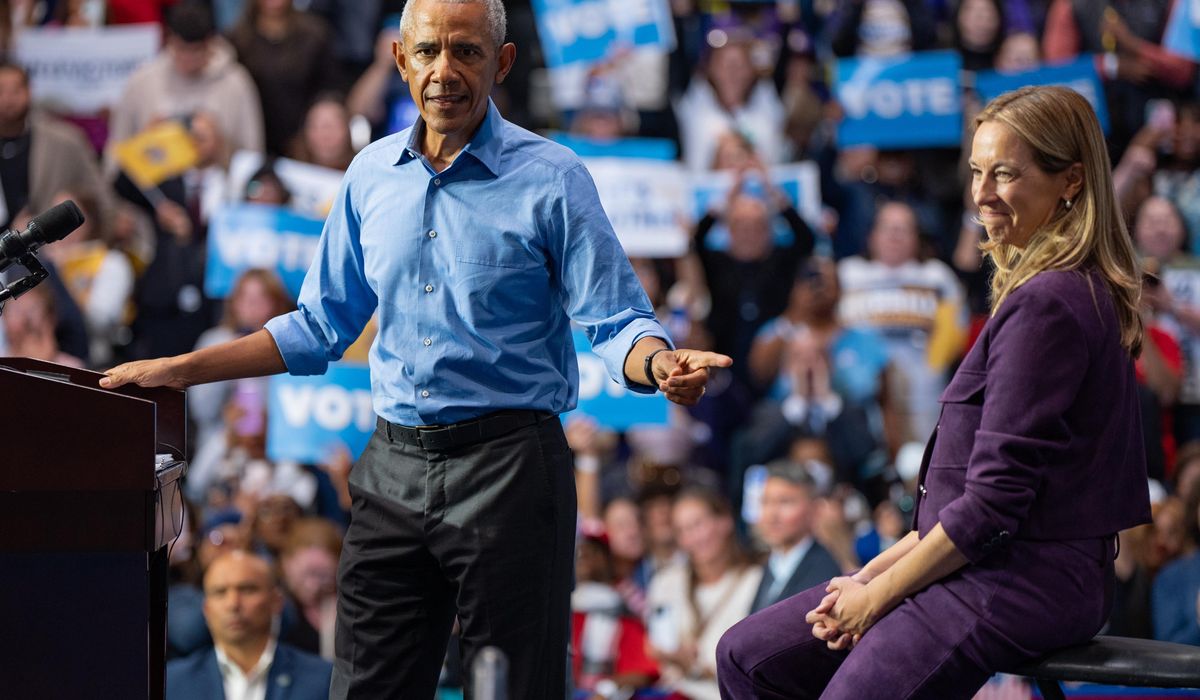 Obama to N.J.: Vote for Democrat Mikie Sherill for governor to fight 'dangers to democracy'