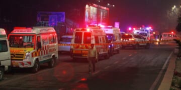 Car explodes near fort in India's capital, killing at least 8 people, police say