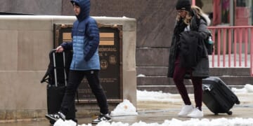 Cold temperatures shock Southeast U.S. while snowfall blankets parts of Northeast