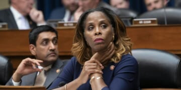 Democrat Del. Stacey Plaskett hit with censure threat for 'colluding' with Epstein at 2019 hearing