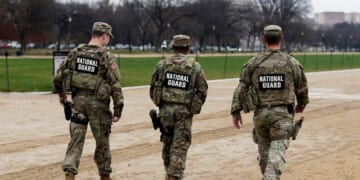Trump sent National Guard troops to Washington in August. Some are armed. Some have cleaned parks