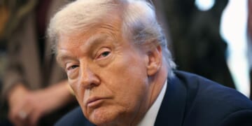 President Donald Trump delivers remarks during a meeting of the White House Task Force on the FIFA World Cup 2026 in the Oval Office of the White House on Nov. 17, 2025, in Washington, D.C.