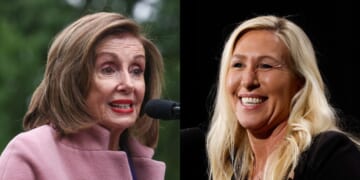 Rep. Marjorie Taylor Greene, a Republican from Georgia, changed her tune on Speaker Emerita Nancy Pelosi, a Democrat from California, after the latter announced her retirement on Nov. 6, 2025.