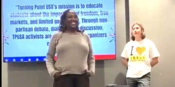 The leftist professor went to the front of the room and began lecturing the group on her definition of fascism.