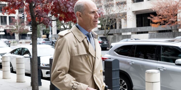 Chief Judge James Boasberg, Chief Judge of the U.S. District Court, arrives at the E. Barrett Prettyman United States Courthouse, for the U.S. District Court and U.S. Court of Appeals for the District of Columbia Circuit, in Washington, D.C., on Nov. 3, 2025.
