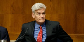 Sen. Bill Cassidy, a Republican from Louisiana, arrives for a hearing of the Senate Committee on Health, Education, Labor, and Pensions in the Dirksen Senate Office Building on Sept. 17, 2025, in Washington, D.C.
