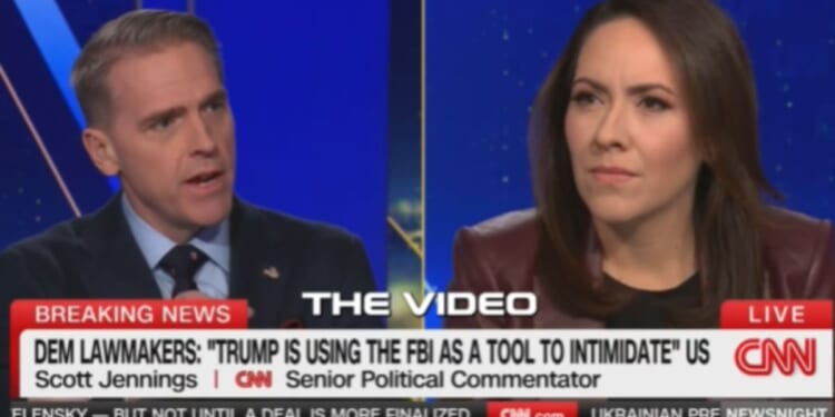 Scott Jennings and Xochitl Hinojosa clashed during a CNN panel on Nov. 25, 2025, about Democrats claiming that President Donald Trump may have issued illegal military orders.