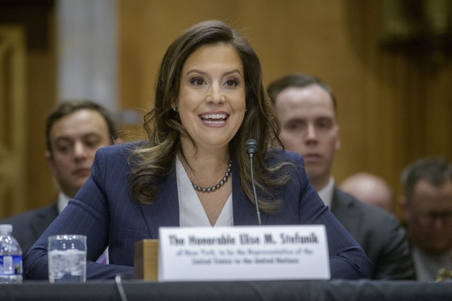 That Damp, Warm, Wet Spot on Hochul's Neck Is Elise Stefanik's Breath – HotAir