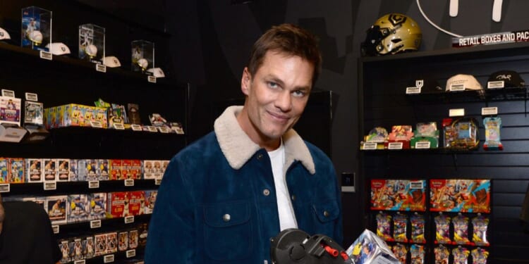 Tom Brady is seen at the opening of the CardVault by Tom Brady store in SoHo on Oct. 7, 2025, in New York City.