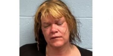 Arson suspect Cassidy Mal Lyss pictured in a booking photo.