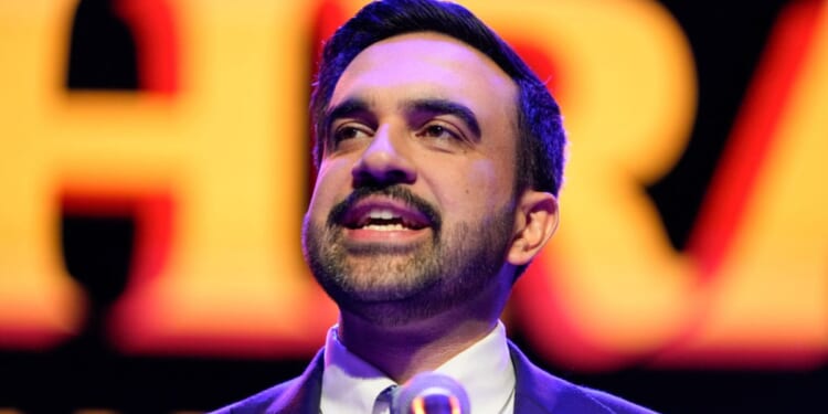 Zohran Mamdani speaks after winning the mayoral election Tuesday in New York City.