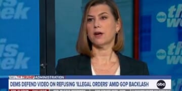 Democratic Sen. Elissa Slotkin appears on ABC's "This Week" on Sunday.