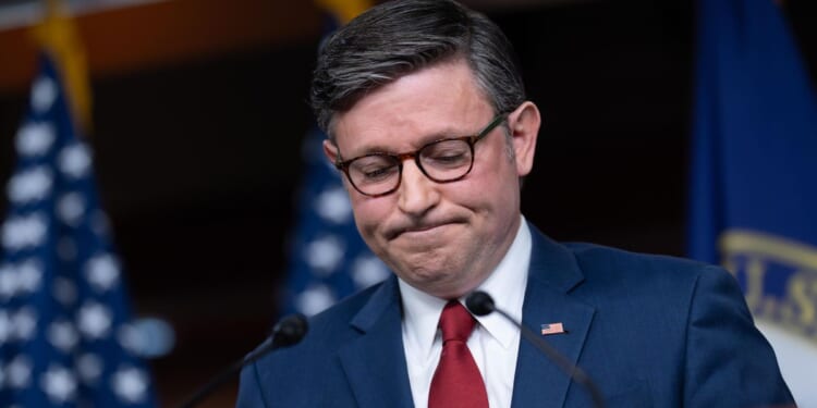 Speaker Johnson pleads with Republicans to keep concerns private after tumultuous week