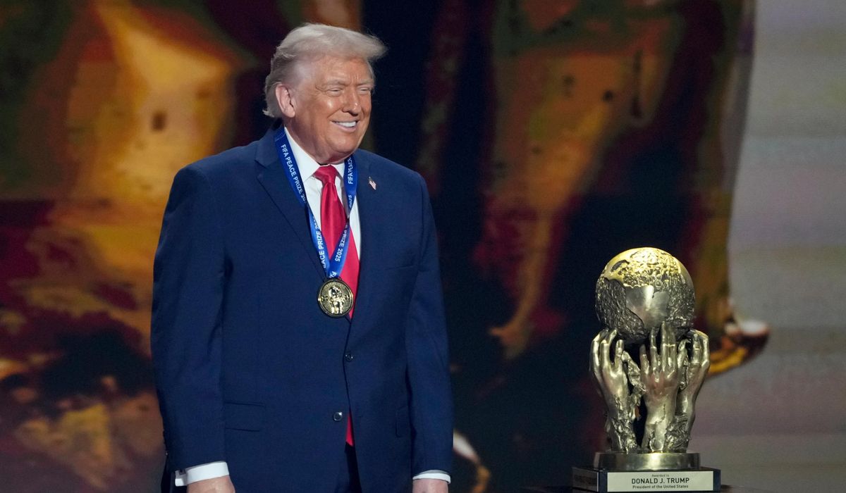 Donald Trump awarded inaugural FIFA Peace Prize