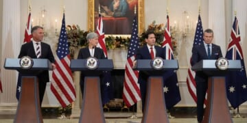Marco Rubio and Pete Hegseth meet Australian counterparts with China expected to be focus