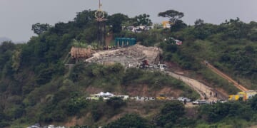 Building under construction collapses on temple in South Africa, 1 dead