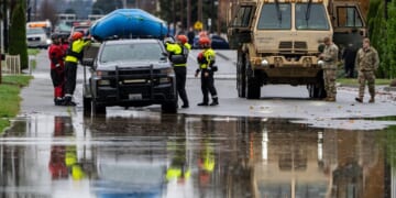 Arctic air plunges south as Pacific Northwest remains on guard after severe flooding