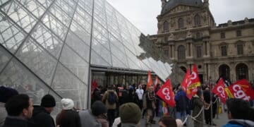 Louvre strike extended as Paris museum partially reopens