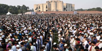 Bangladesh mourns slain activist as tensions rise ahead of elections