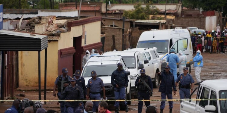 Gunmen open fire at a South African pub, killing 9 and wounding 10