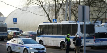 Three killed in Moscow explosion as police approach suspicious individual