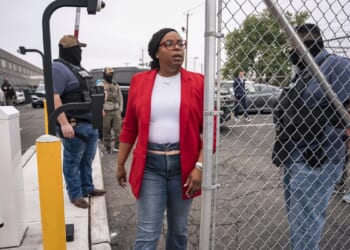 Rep. LaMonica McIver returns to ICE facility months after assault charges