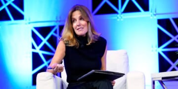 60 Minutes Correspondent Sharyn Alfonsi speaks at an event in Austin, Texas, on Nov. 9, 2022.