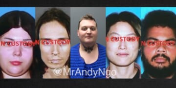 Post Millennial journalist Andy Ngo reported at least two of the five suspects identify as transgender.