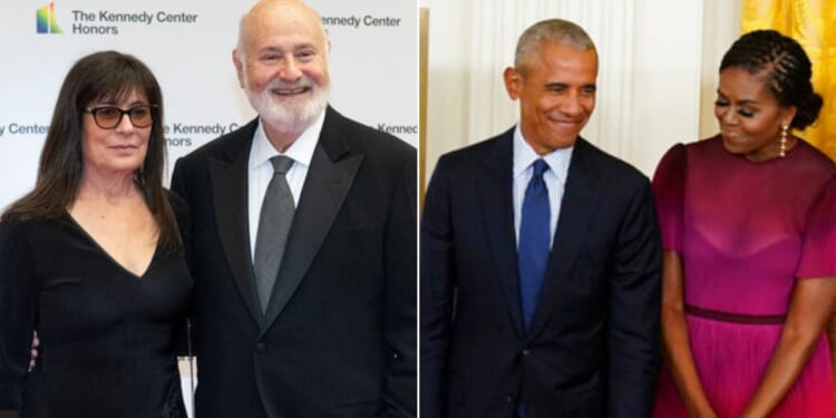 Michelle Obama said she and her husband, former President Barack Obama, had plans to see Rob Reiner and his wife Michele Singer Reiner, pictured at left, on the night they were found dead.