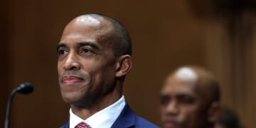 Scott Turner, President-elect Donald Trump's nominee for HUD Director, testifies during a Senate Banking, Housing, and Urban Affairs hearing on Capitol Hill in Washington, D.C., on Jan. 16, 2025.