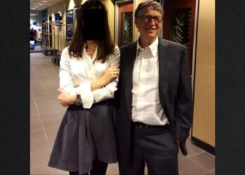 Forbes noted that the some of the photos in the Epstein document dump feature billionaire Bill Gates "standing alongside anonymous women."