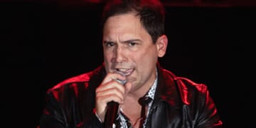 Latin Grammy winner Bobby Pulido sings in a file photo from an August concert in Mexico City.