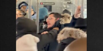 At one point, one of the attackers grabbed a young Jewish man by the collar.