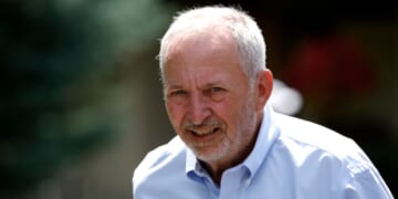 Harvard economist Larry Summers attends a conference in Sun Valley, Idaho, on July 9, 2025.