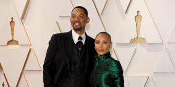 Will Smith and Jada Pinkett Smith attend the 94th Annual Academy Awards at Hollywood and Highland on March 27, 2022, in Hollywood, California.