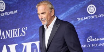 Kevin Costner attends The Art Elysium's 2025 HEAVEN Gala at Rosewood Miramar Beach on Nov. 11, 2025, in Montecito, California.